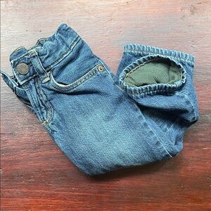 2T GAP fleece lined Blue Denim Jeans